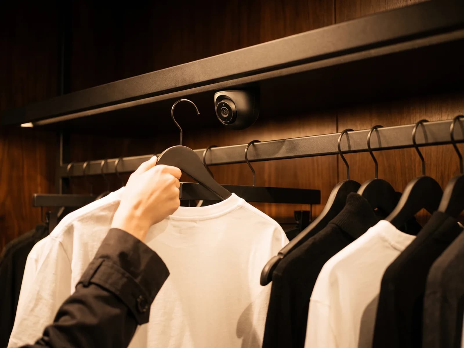 01 · A camera close to the products