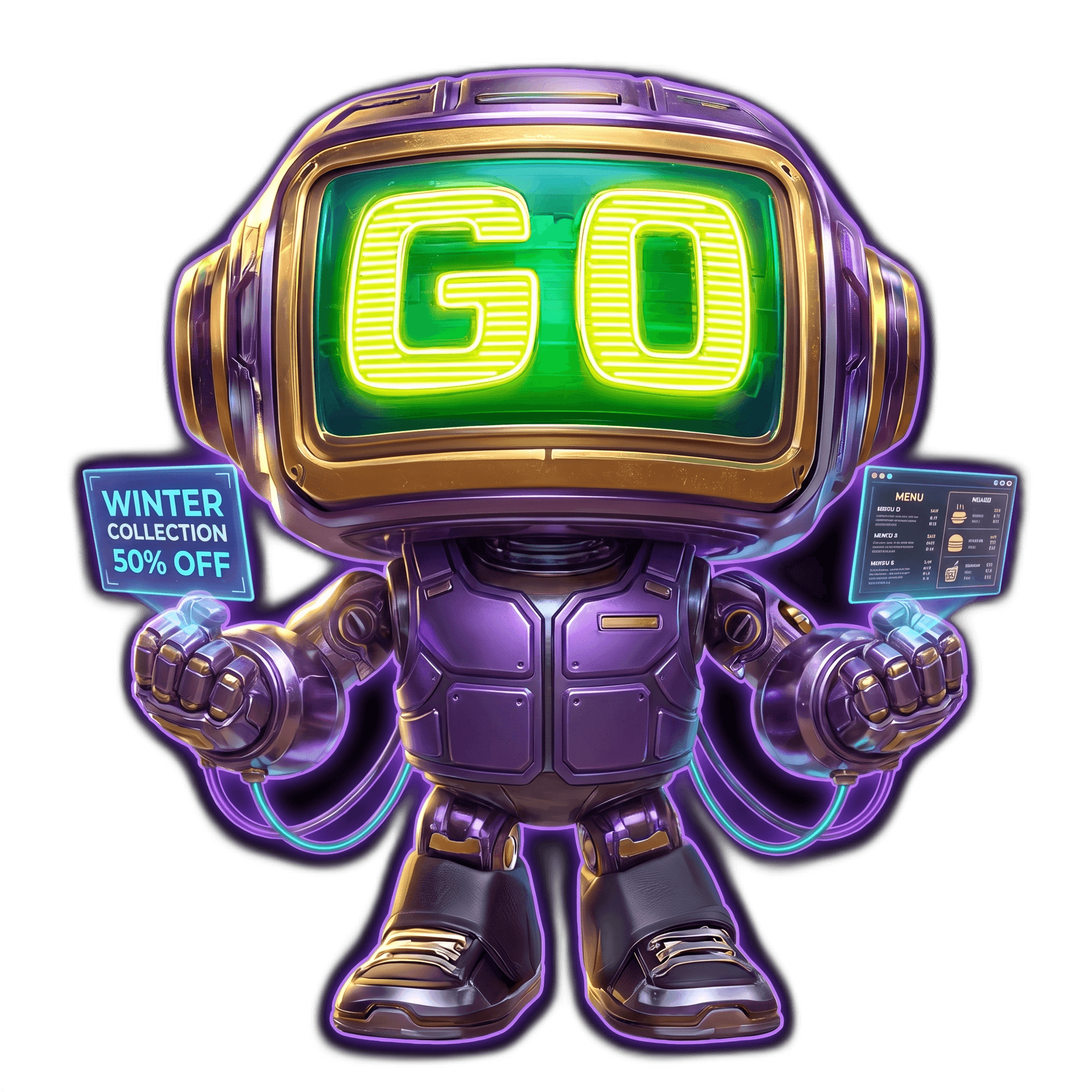 GoBot dressed as GoVista
