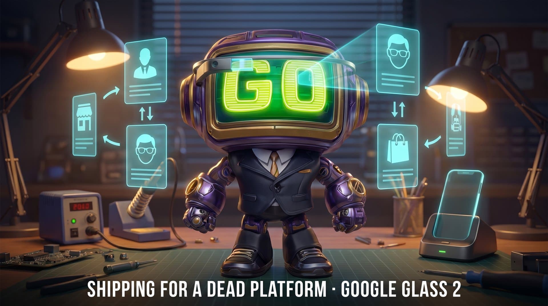 Shipping for a dead platform: Google Glass 2.