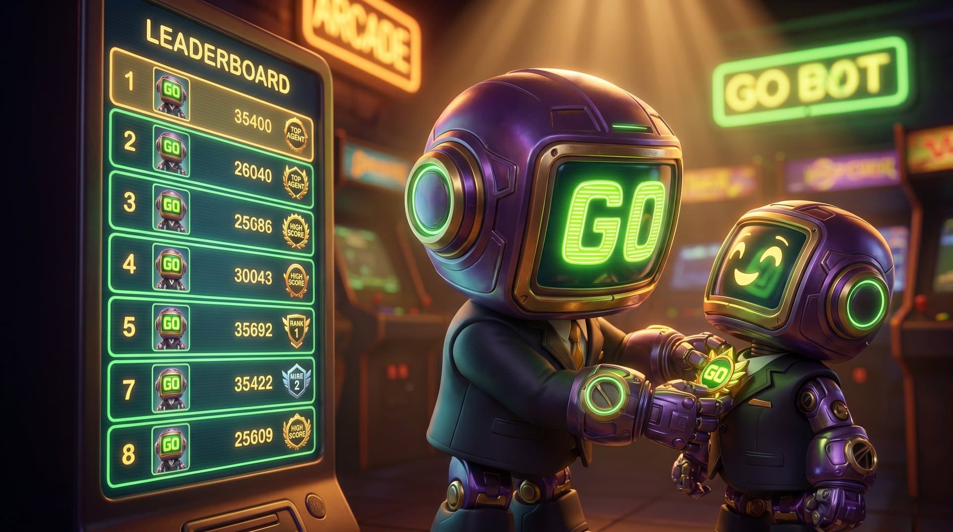 Points, badges, leaderboards — for the agents, not the users.