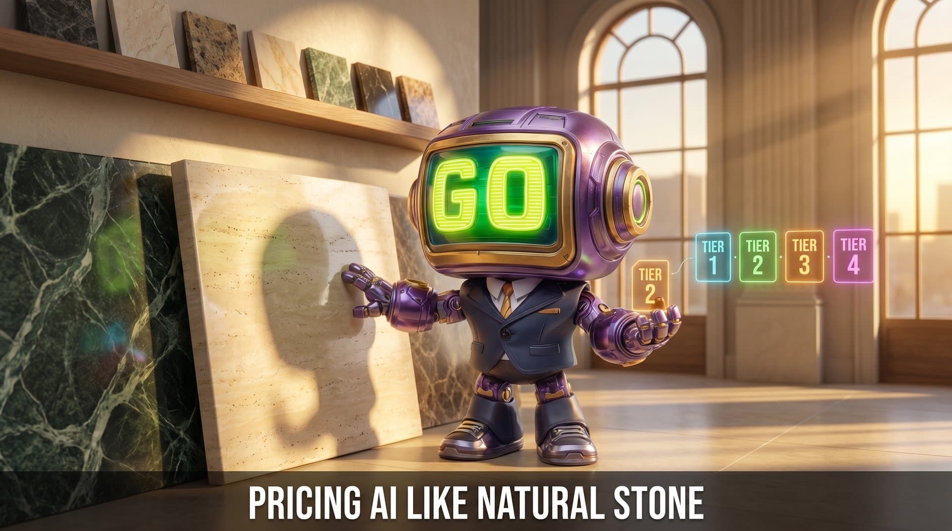 Pricing AI like natural stone.