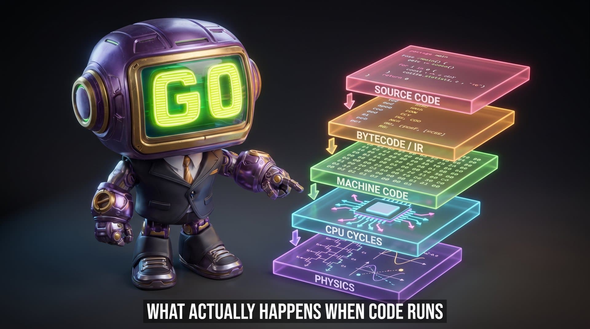 What actually happens when your code runs.